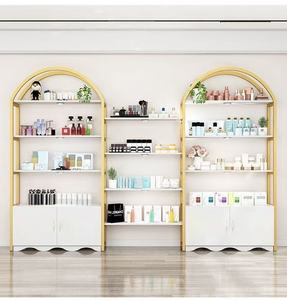 Hot Selling Salon Furniture Art Elegant Cosmetic Beauty Product <b>Wall</b> Nail Salon <b>Display</b> Rack - Product Image 1