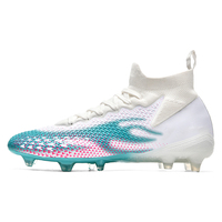 Chaussures de football personnalisées à crampons multi-terrains pour homme, montantes, pour intérieur, fabriquées en Chine, toutes saisons