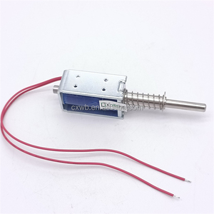 Bobina de electroimán de carrera larga de 23MM DC 12V/24V solenoide de empuje lineal para equipos de automatización - Product Image 3