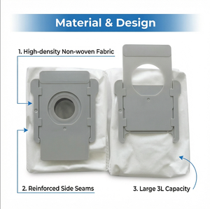 Sacs à poussière de remplacement de qualité supérieure compatibles avec <span class=keywords><strong>iRobot</strong></span> i7 i7+ s9 s9+ j7 j7+, sacs de collecte auto-vidantables AllergenLock Style - Product Image 3