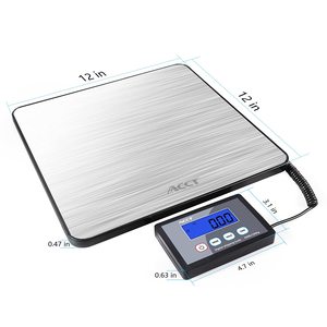 Digital Shipping <b>Scale</b> 400lbs/180Kg Stainless Steel Postal for Luggage/Small Pets/warehouse Heavy Duty Postage Digital Shipp - Product Image 1