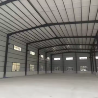 Atelier modulaire en structure acier prêt à être expédié, entrepôt industriel préfabriqué avec conception à assemblage rapide
