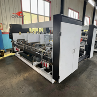 Nouvelle machine plieuse-colleuse semi-automatique pour cartons en deux parties, pour les boîtes de réfrigérateurs, de machines à laver et de grands appareils électroménagers
