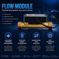 Tai'an Xinhaitai TTL Communication DN15-DN25 corps en laiton ultrasons Intelligent compteur d'eau débitmètre système de détection