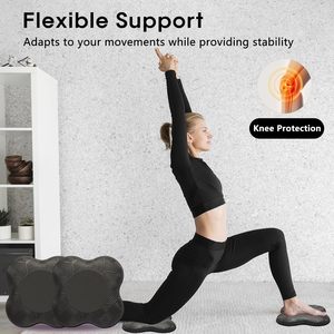 Almohadilla de Yoga para Rodillas, Cojín Suave de Espuma TPE, Soporte Protector para Codos, Piernas y Brazos, para Ejercicios de Equilibrio, Fitness, Yoga - Product Image 4