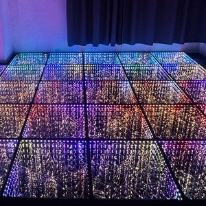 Piste de danse pour DJ, boîte de nuit, fête dansante, LED 3D, miroir, ciel étoilé, abysses étoilés, piste de danse - Product Image 3