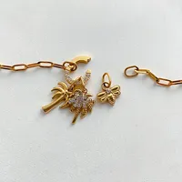 Collier à chaîne en acier inoxydable avec pendentif interchangeable DIY motif plante tropicale EManco Fashion pour femme, livraison directe
