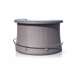 Hiện đại mọi thời tiết trong nhà/ngoài trời cao hàng đầu truy cập bảng Patio cafe mây wicker thanh thiết lập cho tiếp nhận Cocktail <span class=keywords><strong>Bar</strong></span> - Product Image 1