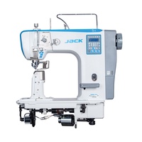 Máquina de coser industrial de alta velocidad Jack con cama cilíndrica para materiales gruesos, bolsos de cuero y prendas de vestir, modelos S5-91, S5-92, S5-A-91