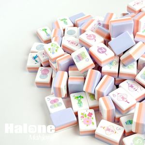 Juego <span class=keywords><strong>de</strong></span> Fichas <span class=keywords><strong>de</strong></span> Mahjong Americanas <span class=keywords><strong>de</strong></span> Lujo en Coral y Rosa Suave, 160 Fichas Estándar <span class=keywords><strong>de</strong></span> <span class=keywords><strong>Cuatro</strong></span> Capas <span class=keywords><strong>de</strong></span> Acrílico con Diseño Floral Grabado para Juego <span class=keywords><strong>de</strong></span> <span class=keywords><strong>Ajedrez</strong></span> - Product Image 5