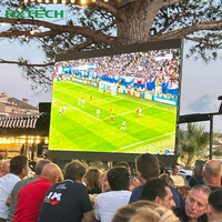 Écran LED géant pour cinéma en plein air 50X50CM 16Ftx9Ft 2X3M, pas de pixel LED 3.91mm, panneau d'écran LED