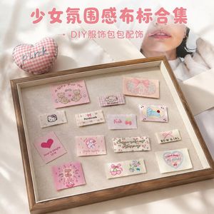 Lazos de Corazón de Dibujos Animados, Accesorios para Bolsos DIY, Alfileres de Hierro Niquelado para Ropa y Decoraciones Artesanales - Product Image 3