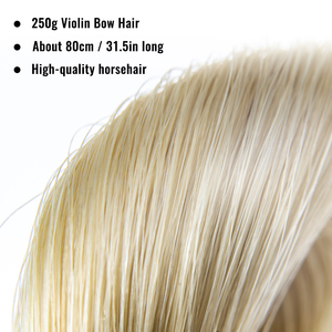 NAOMI Vrac 500g 80cm Longueur Crin de Cheval Queue de Cheval pour Archet de Violon Crin de <span class=keywords><strong>Mongolie</strong></span> - Product Image 2