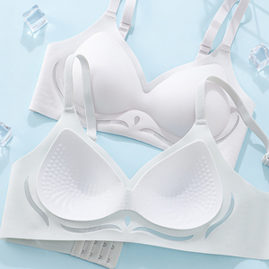 Soutien-gorge sans couture sans armatures pour femme, fin, perforé, respirant, à bonnets souples et très élastiques, idéal pour adolescentes, usage quotidien et loisirs, prêt à être expédié - Product Image 3