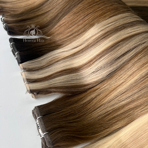 Extensiones de Cabello Humano Herrera Genius Weft, Extensiones de Cabello Ruso Europeo con Cinta Adhesiva Invisible Larga, Extensiones de Cabello Genius Weft Planas - Product Image 1