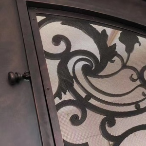 Loquet de panneau d'installation de fenêtre en verre pour <span class=keywords><strong>porte</strong></span> d'entrée en fer forgé - Product Image 5