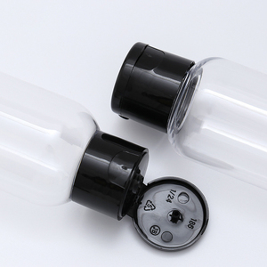 Chai nhựa PET tròn trong suốt, nắp bật, dung tích 50ml/75ml/100ml/250ml, dùng đựng sữa dưỡng thể, dầu tẩy trang, mỹ phẩm chăm sóc da - Product Image 3