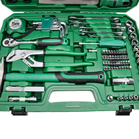 Kit d'outils à main complet 96 pièces OEM pour mécanicien : cliquet, douilles, tournevis, pinces, clés, coupe-câbles, boîte à outils pour réparation automobile
