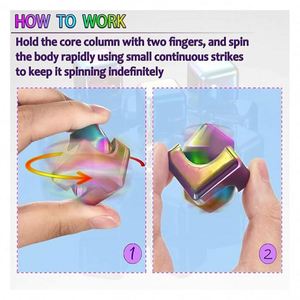 Nuevo Juguete Sensorial Antiestrés con Forma de Dado Luminoso con Temática de Halloween para Niños y Adultos, Regalo para el Aula - Product Image 2