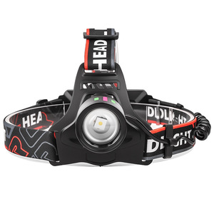 Linterna frontal LED recargable de 30W con batería 18650 para pesca nocturna al aire libre e iluminación de aventura - Product Image 5