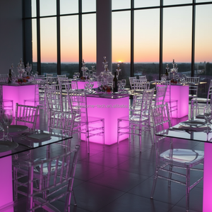 Nueva Llegada: Muebles LED Modernos <span class=keywords><strong>para</strong></span> Cafeterías, Mesas y Sillas <span class=keywords><strong>de</strong></span> Lujo Iluminadas <span class=keywords><strong>para</strong></span> Restaurantes, Sofás y Asientos <span class=keywords><strong>para</strong></span> Exteriores - Product Image 3
