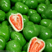 Fresas Congeladas al Vacío con Recubrimiento de Chocolate y Limón, Venta al Por Mayor, Soporte de Fábrica para Personalización OEM