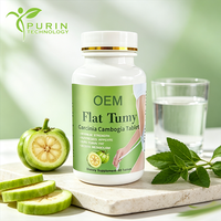 Comprimés OEM Flat Tumy Garcinia Cambogia, Complément Alimentaire Végétal pour le Bien-être Corporel