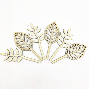 <b>Wooden</b> Leaf Bookmarks <b>Laser</b> <b>Cut</b> Hollow Design Eco-Friendly Decorative Bookmarks For Reading And Gift - Product Image 3