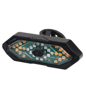 自転車用ワイヤレスリモコンターンシグナル - リモコン付きLEDブレーキテールライト、昼夜のサイクリング安全のためのUSB充電式 - Product Image 6