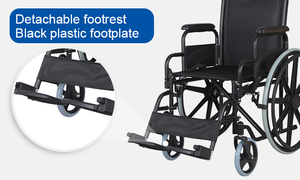 Kaiyang-silla de <span class=keywords><strong>ruedas</strong></span> Manual de acero, reposabrazos desmontable, estilo europeo y americano - Product Image 4