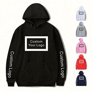 Sweat-shirt à col rond imprimé blanc en molleton mélangé de coton pour homme, personnalisable, en stock, du fabricant - Product Image 2