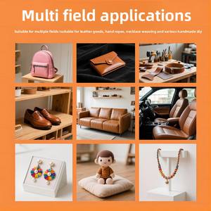 <span class=keywords><strong>Fil</strong></span> <span class=keywords><strong>à</strong></span> <span class=keywords><strong>coudre</strong></span> en polyester ciré tressé fait main <span class=keywords><strong>de</strong></span> 0,45 mm, 160 m, pour la couture <span class=keywords><strong>à</strong></span> la main et les projets <span class=keywords><strong>de</strong></span> bricolage (vente en gros) - Product Image 4