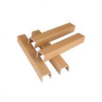 Protection d'angle en carton ondulé recyclable en papier kraft pour palettes - Offre Spéciale