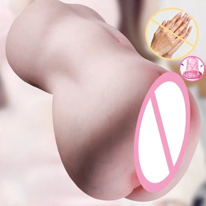 Masturbador de Silicona Líquida, Copa Vaginal, Muñeca de Medio Cuerpo, Dispositivo de Autoestimulación Masculina, Juguete Sexual para Adultos - Product Image 4