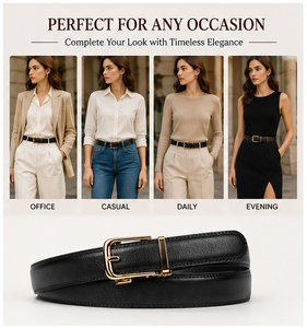 <span class=keywords><strong>Ceinture</strong></span> réversible en cuir de vache <span class=keywords><strong>bleu</strong></span> marine pour <span class=keywords><strong>femme</strong></span> avec boucle en alliage ; <span class=keywords><strong>Ceinture</strong></span> décontractée pour robes, costumes, jeans - Product Image 3