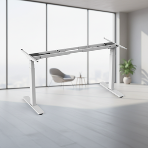 Table de bureau électrique intelligente convertible ZGO, moderne, extensible, à double moteur, livraison gratuite, multifonction, hauteur réglable - Product Image 1