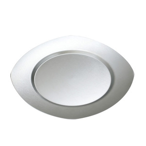 Stainless Steel Round Plate Gold Silver Plated Thickened Hotel Restaurant Commercial Use - Product Image 5