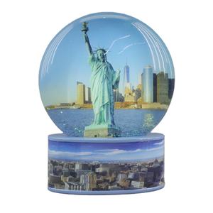 Polysnow kar küresi ucuz su kar küresi 100mm özgürlük heykeli cam kar küresi - Product Image 1