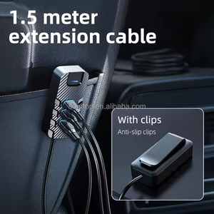 Chargeur de voiture à charge rapide 15W PD 3.0 avec câble d'extension <span class=keywords><strong>USB</strong></span> type-c 5V/4.5A puissance de sortie 9V/2A entrée 5V/4.5A QC3.0 - Product Image 5