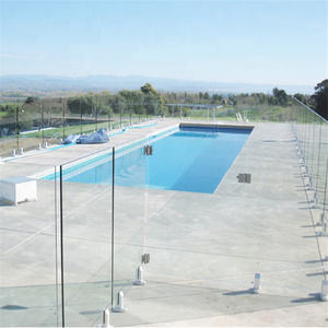 Ace Ss-<span class=keywords><strong>barandilla</strong></span> de vidrio para balcón, accesorio montado en el lateral interior, barato, con Canal en U, sin marco, de acero inoxidable templado - Product Image 5