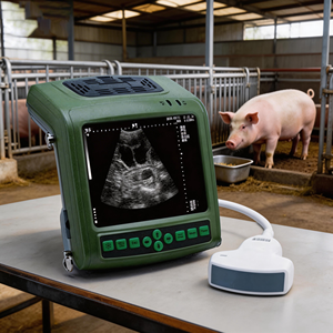 Échographe portable pour bétail – Appareil d'échographie B portatif ultra-compact pour le diagnostic de gestation chez les équidés, bovins et canins - Product Image 5