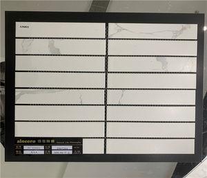 高品質大理石デザインカララ白い長方形磁器モザイクキッチンバックスプラッシュ用。 - Product Image 5