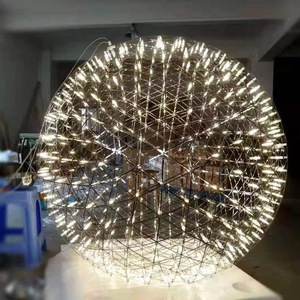 โคมไฟแขวนทรงกลม LED สไตล์มินิมอลสมัยใหม่ ขั้ว E27 หัวเดียว สำหรับวิลล่า ห้องนั่งเล่น บาร์ โรงแรม - Product Image 1