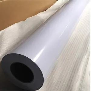 Fábrica en stock 100 mic pegatinas de vinilo autoadhesivas de PVC, rollo de vinilo autoadhesivo imprimible