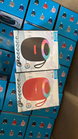 Speaker Musik RGB LED Daya Tinggi Stereo BT Outdoor Nirkabel Mini Portabel untuk Pesta