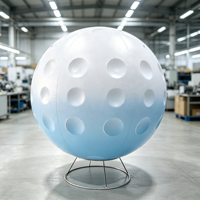 Ballons gonflables de pickleball personnalisés de 2 m de diamètre en tissu Oxford, durables, réutilisables, imperméables, faciles à installer, pour la publicité