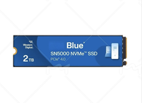 2TB W Blue SN5000 NVMe Internal Solid State Drive SSD - PCIe Gen 4.0, M.2 2280, hingga 5,150 MB/s