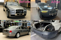 Pour Rolls Royce Ghost : Amélioration avec pare-chocs avant et arrière en PP, phares et feux arrière en alliage d'aluminium – Vente directe usine