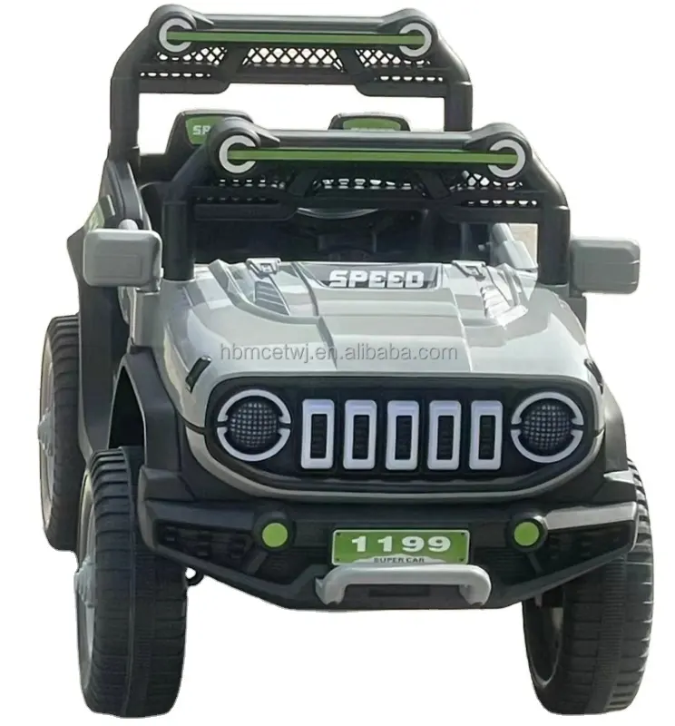 รถจี๊ป4x4สำหรับเด็ก1-5ปีรถแบตเตอรี่12V แบบชาร์จไฟได้สำหรับเด็ก