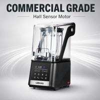 Lohas Commerciële Vacuüm Heavy Duty Blender Hoge Kwaliteit Smoothie Machine Geluidsreductie Professioneel Apparaat